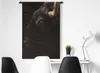 MuchoWow® Wandteppich Wandbehang Bison - Schwarz - Gold Produktbild-Vorschau 4