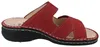 Sandalias cómodas para mujer en color rojo Vista previa de la imagen del producto 4