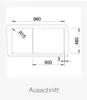 BLANCO METRA XL 6 S Granitspüle SILGRANIT schwarz Einbau Produktbild-Vorschau 17