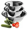 COM-FOUR® 3-teiliges Schüssel-Set aus Edelstahl - Produktbild-Vorschau 1