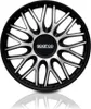 15" Zoll Radkappen Schwarz Silber Radzierblenden Radblenden Produktbild-Vorschau 1