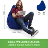 Green Bean® Sitzsack mit Rückenlehne "Cozy" 80x70x90cm - Produktbild-Vorschau 5