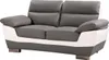 Ledersofa aus rekonstituiertem Leder und PVC "Dallas" - 210 Produktbild-Vorschau 1