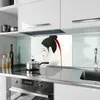 Küchenrückwand Spritzschutz Glas mit Motiv Stilvolle Produktbild-Vorschau 2
