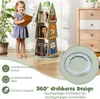 COSTWAY Kinderbücherregal 360° drehbar, Kinder Produktbild-Vorschau 6