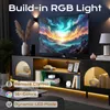 TV-Schrank mit RGB-Beleuchtung, Doppeltür aus Glas, Produktbild-Vorschau 5