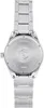 The back of a silver watch with a metal band is shown against a white background. Podgląd zdjęcia produktu