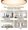 Monzana Lampadario da Soffitto 40W Rotondo 30cm Stoffa 1 Anteprima dell’immagine prodotto 5
