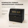 Dřevěná krabička na chléb z bambusu, 2 patra, s magnetickým Náhled obrázku produktu 2