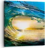 Bild auf Leinwand - Leinwandbild - Ozean Welle Sonne Klima Produktbild-Vorschau 1