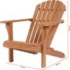 Liegesessel Adirondack Montreal Teak Produktbild-Vorschau 3