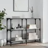 The Living Store Konsolentisch Grau Sonoma 100x29x75 cm Produktbild-Vorschau 2
