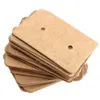 100 Stück Kraftpapier Ohrring Schmuck Ohrstecker Halter Produktbild-Vorschau 6