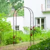 Arco di rose in metallo Nature 100x37x230 cm nero Anteprima dell’immagine prodotto 3