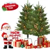 VA-Cerulean 2x Mini Künstlicher Weihnachtsbaum 76 cm mit Produktbild-Vorschau 1