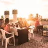 Relaxdays Gartentisch, Holz-Optik, runder Outdoortisch, Produktbild-Vorschau 3
