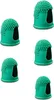 Five green finger cots with a textured surface are arranged in a grid on a white background. Anteprima dell’immagine prodotto