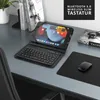 Klávesnica pre tablety Aplic, Bluetooth, koženkové puzdro Náhľad obrázku produktu 5