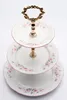 Thun 1794 Etažérka, český porcelán, Bernadotte, růže, Náhled obrázku produktu 1