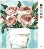 Zuty - Malen nach Zahlen - ROSA ROSEN IM BLUMENTOPF (HALEY Produktbild-Vorschau 3