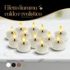 Set di 12 candele LED Meisterhome® - Candele senza fiamma Anteprima dell’immagine prodotto 2