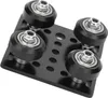 V-tvarová portálová deska, černá, pro příslušenství 3D Náhled obrázku produktu 3