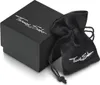 A black gift box and a black drawstring pouch with the Thomas Sabo logo. Anteprima dell’immagine prodotto