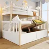 Merax Etagenbett 90x200 und 140x200 cm, Kinderbett mit Produktbild-Vorschau 4