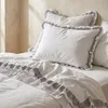 HOMLA TESSIA Baumwollbettdecke mit Doppelrüsche 160x200 + Produktbild-Vorschau 6