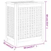 vidaXL Kôš na bielizeň 50x35x60 cm Teakové masívne drevo Náhľad obrázku produktu 7