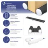 VOUNOT® 3-delige set tochtstrips voor de onderkant van Productafbeelding-voorbeeld 3