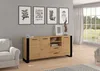 A modern living room with a sideboard, artwork, and a chair. Náhled obrázku produktu