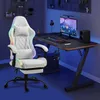 Delman Gaming Stuhl Bürostuhl Ergonomisch RGB LED Produktbild-Vorschau 4