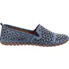 Gemini Damen Slipper Leder Mokassin floral Blumen Cutouts Produktbild-Vorschau 9