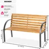Záhradná lavica Michaela 2-miestna 119,5 x 62 x 83 cm Náhľad obrázku produktu 7