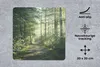 MuchoWow® Mauspad Mousepad Wald - Licht - Weg 20x20 cm - Produktbild-Vorschau 2