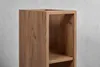 A close-up view of a wooden shelf unit. Anteprima dell’immagine prodotto