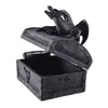 Schwarze Box mit Drachen auf Deckel Produktbild-Vorschau 1