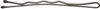 A single bobby pin on a white background. Produktbild-Vorschau