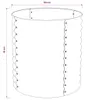 vidaXL Garten-Hochbeet 80x80x81 cm Verzinkter Stahl Grau Produktbild-Vorschau 6