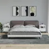 vidaXL Nočné stolíky 2 ks. Biely vysoký lesk 40x35x50 cm Náhľad obrázku produktu 2
