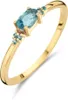 Jackie Gold Vintage?London Blue?Topaz?Ring? JKR24.449 Produktbild-Vorschau 1