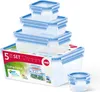 Emsa Clip & Close sada 5 dóz na potraviny, 0,25 l, 0,55 l, Náhľad obrázku produktu 2