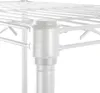 Metallregal Rocky | pulverbeschichtet weiß | 55x35x110 cm Produktbild-Vorschau 3