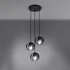 Lampa wisząca TULOS czarna 3xE27x15W metal wym:117x30x30cm Podgląd zdjęcia produktu 3