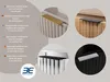 Waschtischunterschrank, Mattschwarz, Eiche Craft mit Produktbild-Vorschau 5