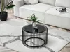 Tavolino da caffè di design IRAKLI - marmo nero / nero Anteprima dell’immagine prodotto 6