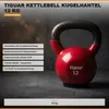 tiguar Kettlebell 12 kg (framboise) Kettlebell en vinyle Voir les images du produit 13