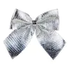 A single silver bow is shown against a white background. Náhľad obrázku produktu