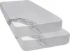 Two stacked fitted sheets on a white background. Produktbild-Vorschau